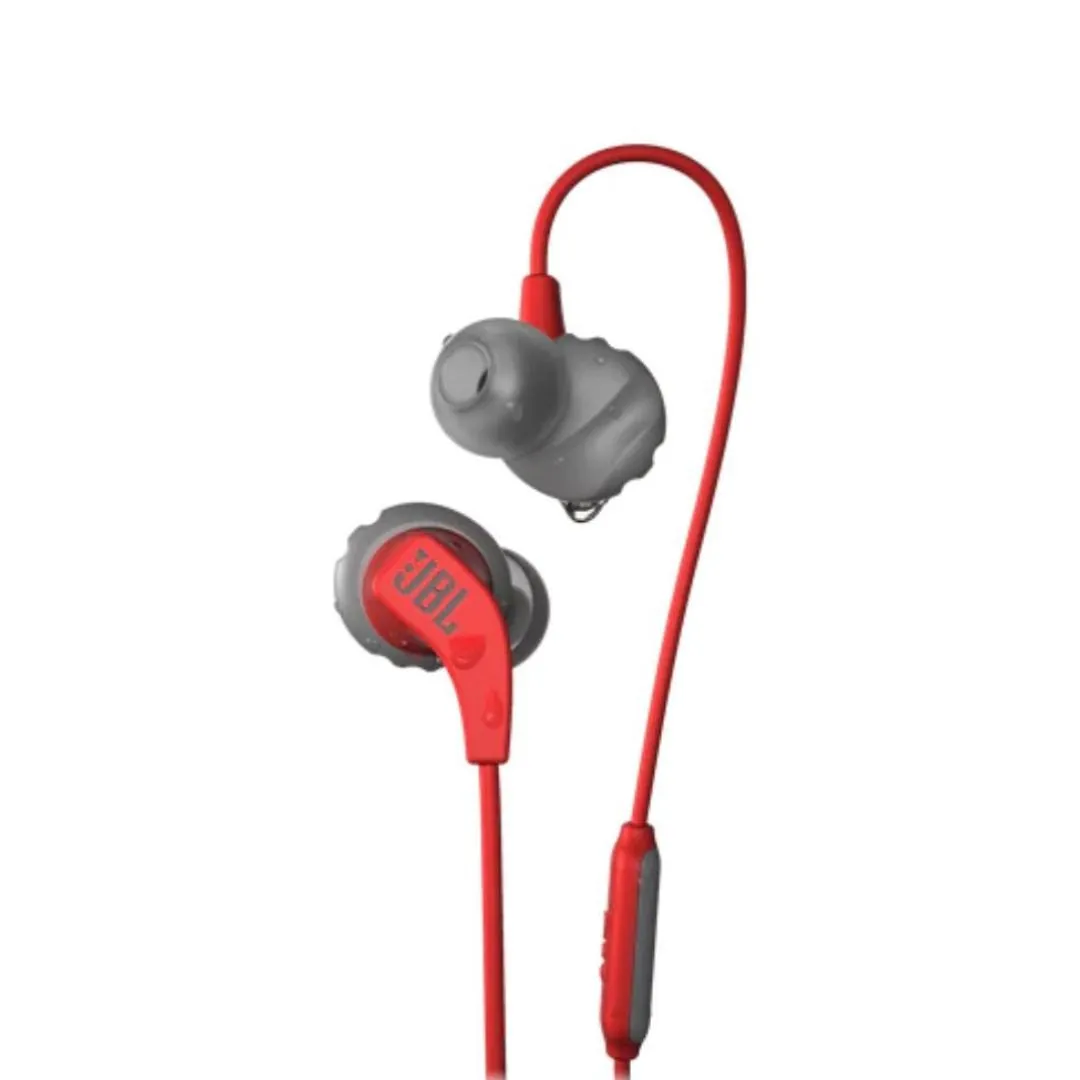 JBL Endurance Run Sweatproof Wired Sports In-Ear Headphones Red