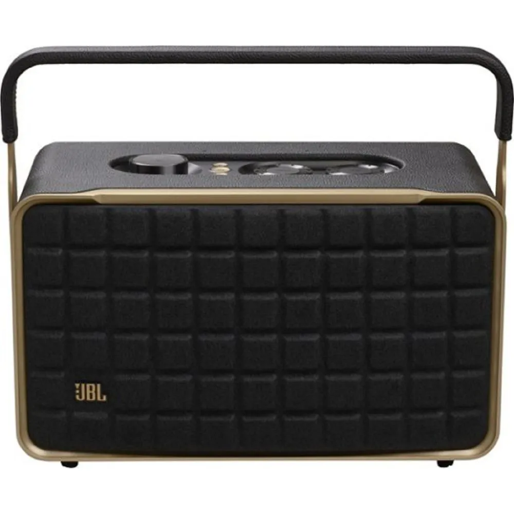 JBL JBLAUTH300BLKAM Authentics 300 Retro Style Wireless Bluetooth/WiFi Home Speaker, Black