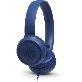 JBL On-Ear Headphones with Microphone TUNE500BLUAM