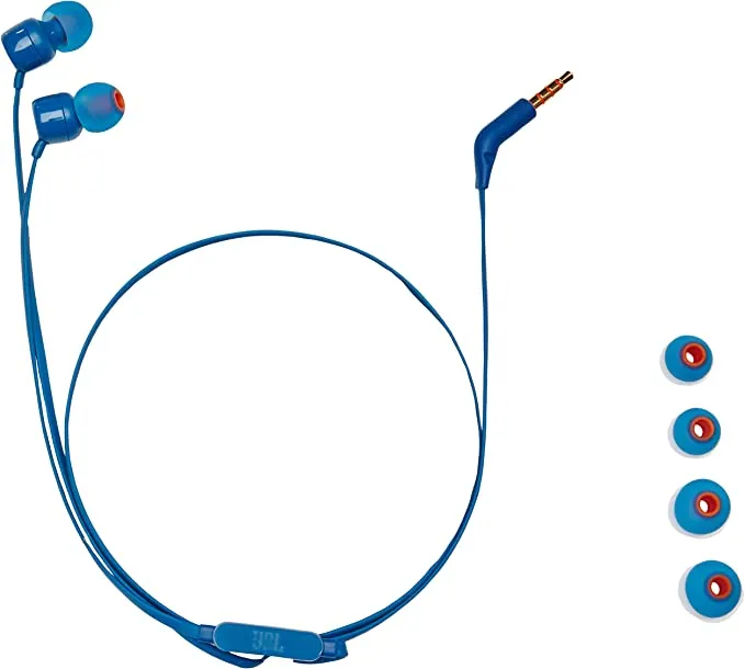 JBL T110 Earphones - Blue