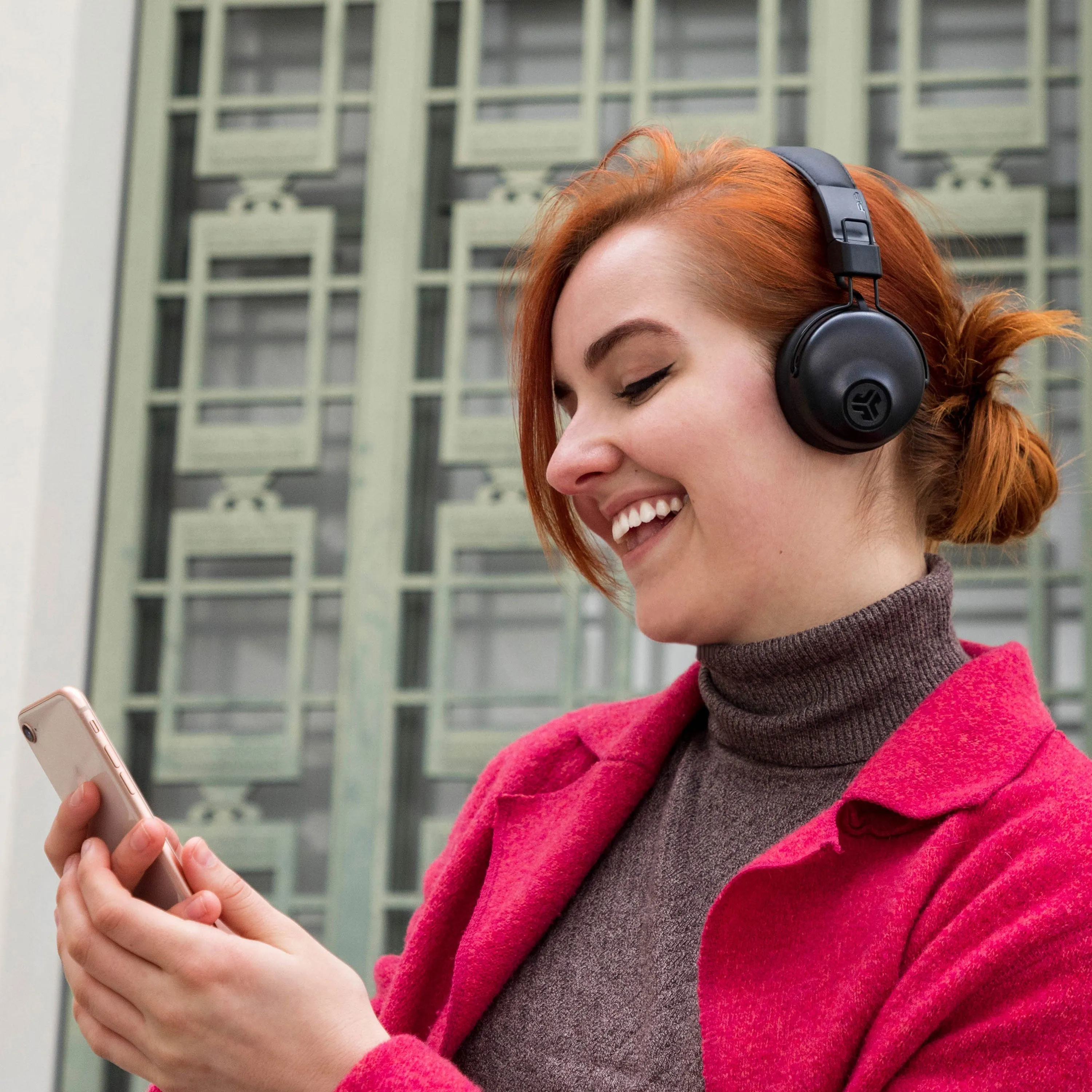 JLab Studio Wireless On-Ear Headphones Black