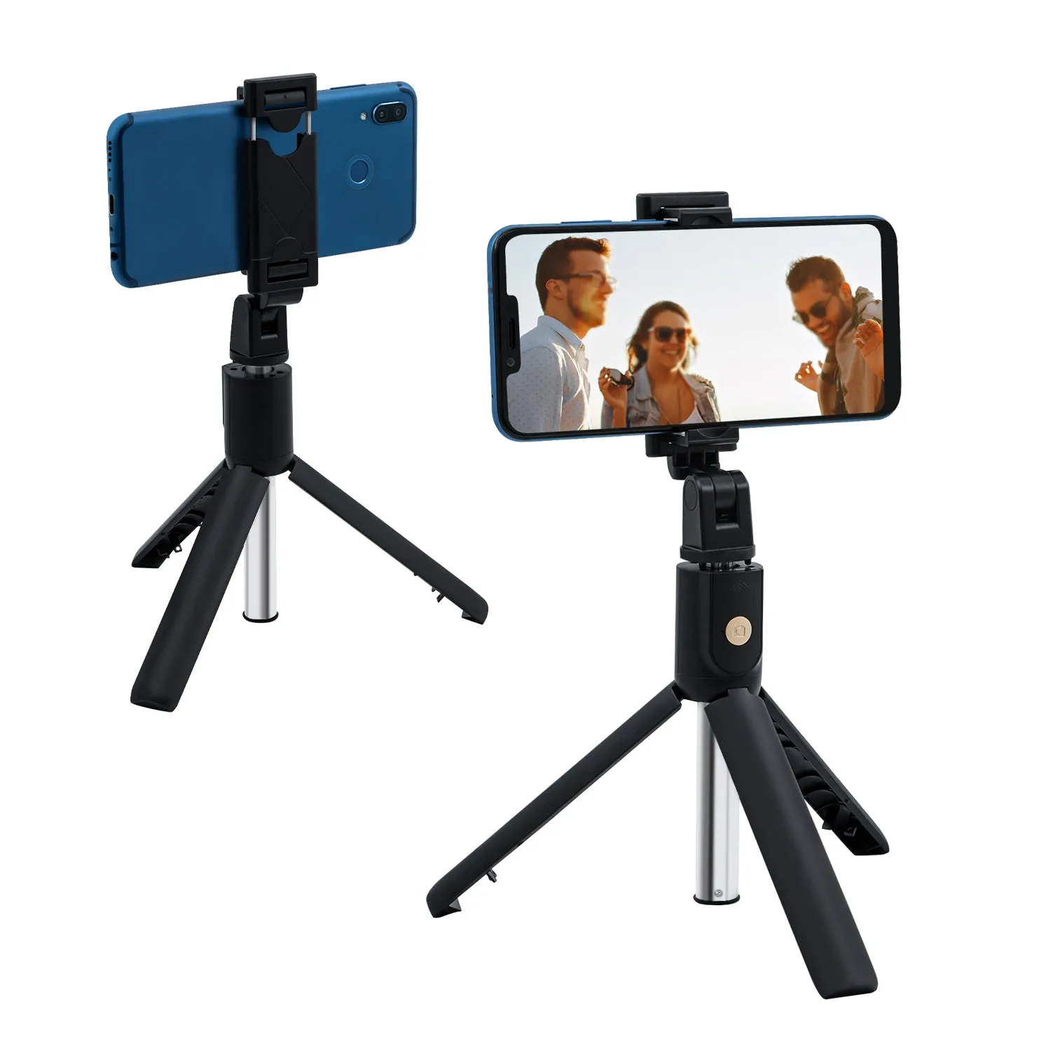 K07 Selfie Stick Integrated Tripod Stand with Wireless Remote for Mobile Phone