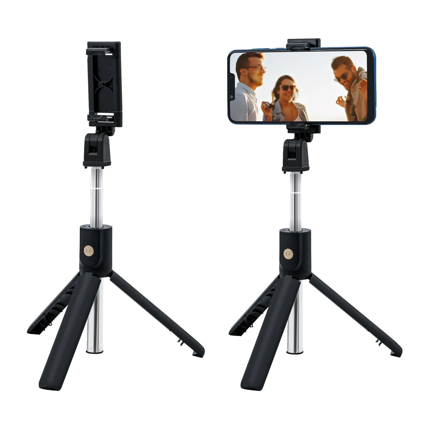 K07 Selfie Stick Integrated Tripod Stand with Wireless Remote for Mobile Phone