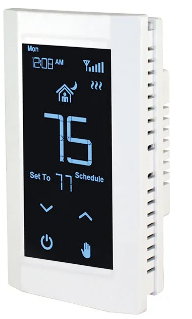 King Electric Hoot Single Pole Wi-Fi Programmable Electronic Thermostat 120/208/240V 16A - K901