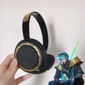 League of Legends LOL Heartsteel Aphelios Headphones Cosplay Accessory Prop