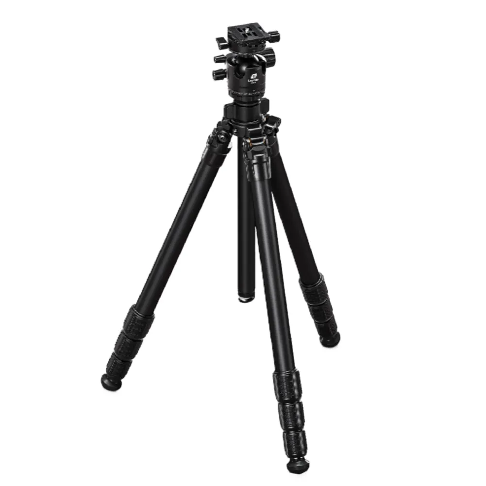 Leofoto LG-324C Black 4 Section Water Resistant Carbon Fibre Tripod with LH-40R Ball Head