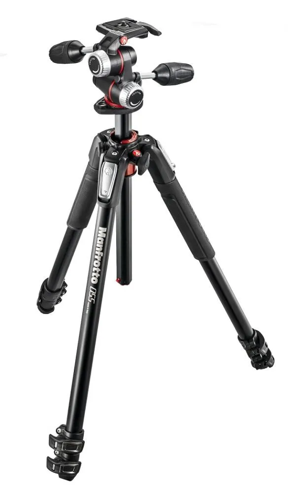 Manfrotto 055 Aluminium 3 Section Tripod