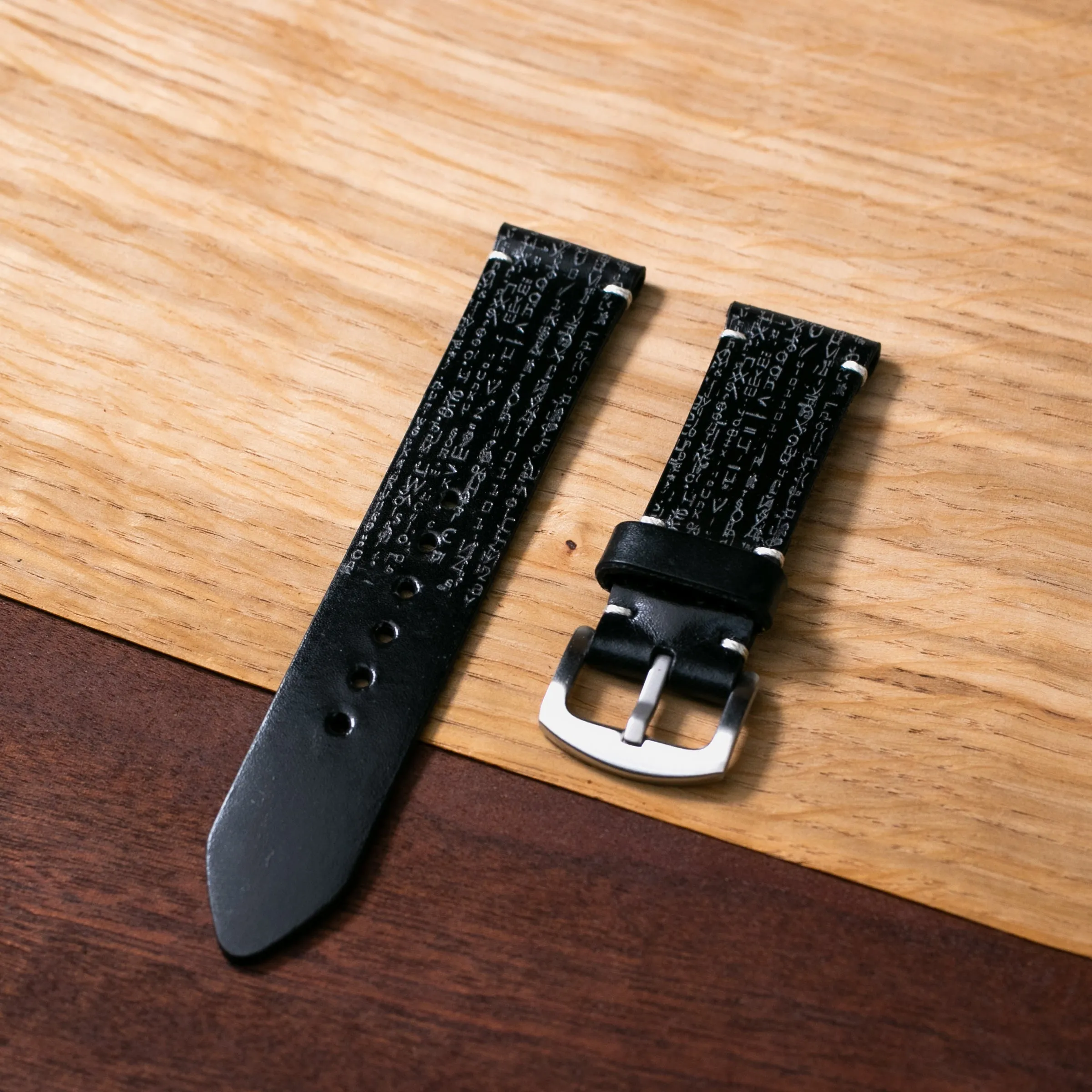 Matrix - Leather Watch Strap - Black