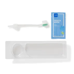 Medline Economy Suction Toothbrush Kit with Mouth Rinse