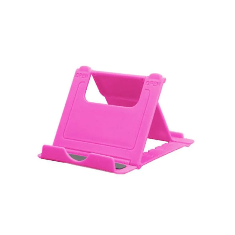 Mobile Phone Folding Portable Desk Stand Holder As-50479 Pink