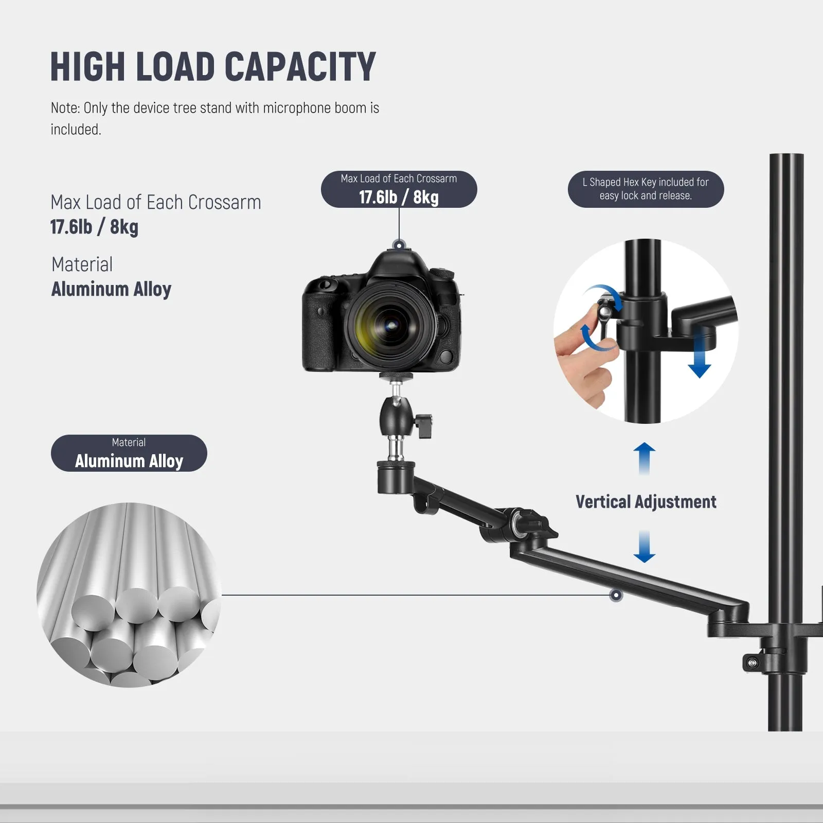 NEEWER DS010 Mobile Live Streaming Multi Mount Floor Stand