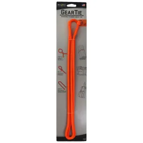 Nite Ize GearTie Reusable Rubber (64-inch) Twist Tie - Orange (Single)