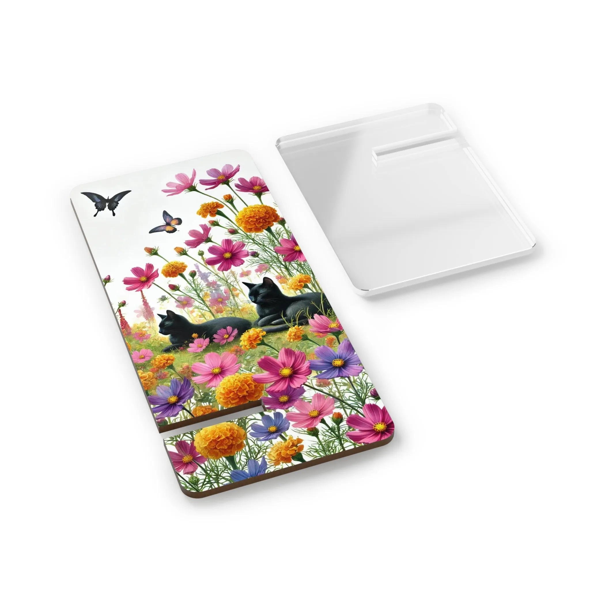 October Birth Flower - Cat Lover - Mobile Display Stand for Smartphones