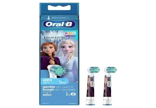 Oral B Brush Set WT Frozen, Includes 2 Brush Heads