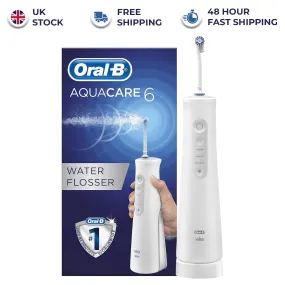 Oral-B Electric Toothbrush Aquacare 6 Pro-Expert Water Flosser