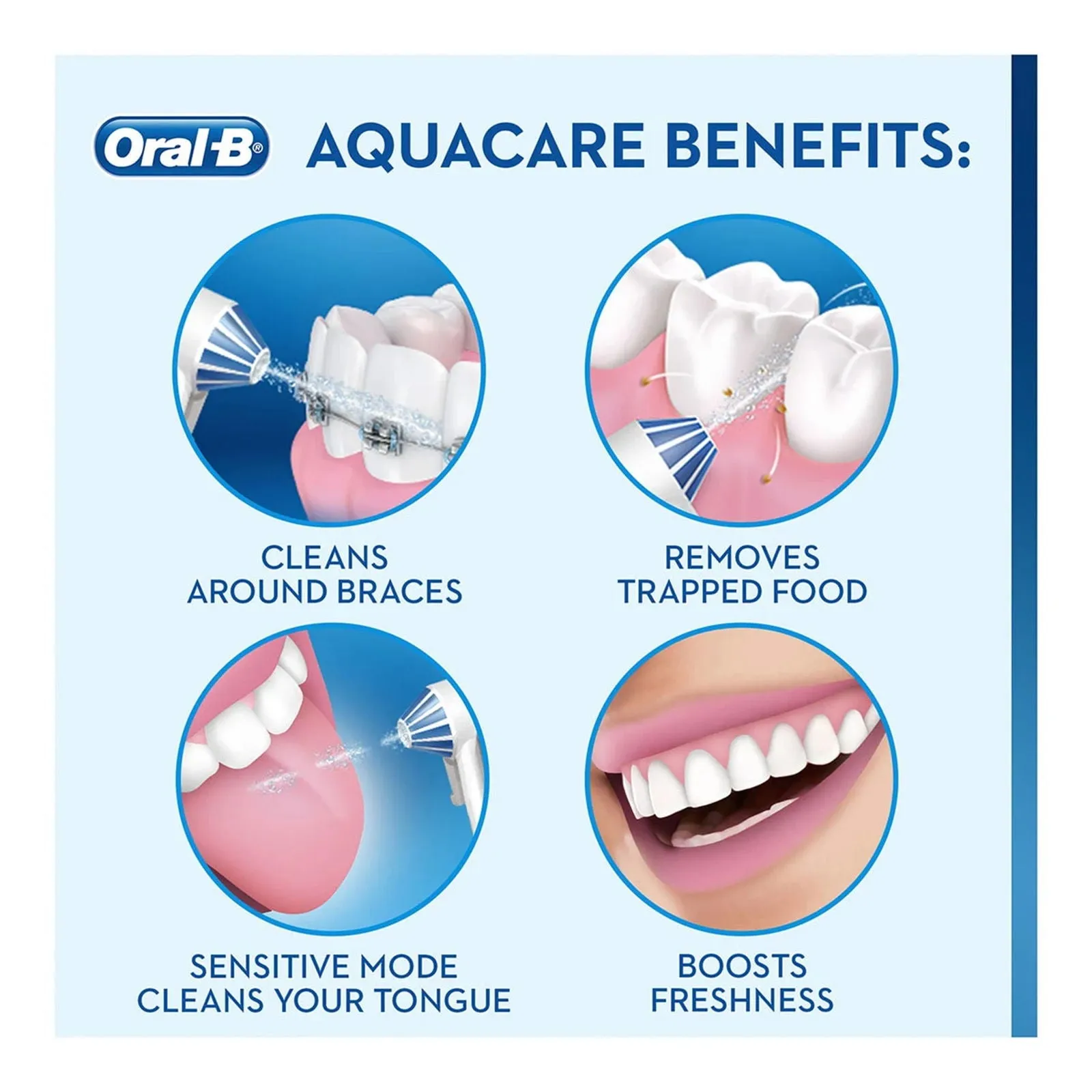 Oral-B Electric Toothbrush Aquacare 6 Pro-Expert Water Flosser