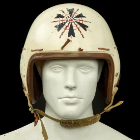 Original Cold War U.S. Air Force MB-4 Flight Helmet by Selby Shoe Company - dated 1957