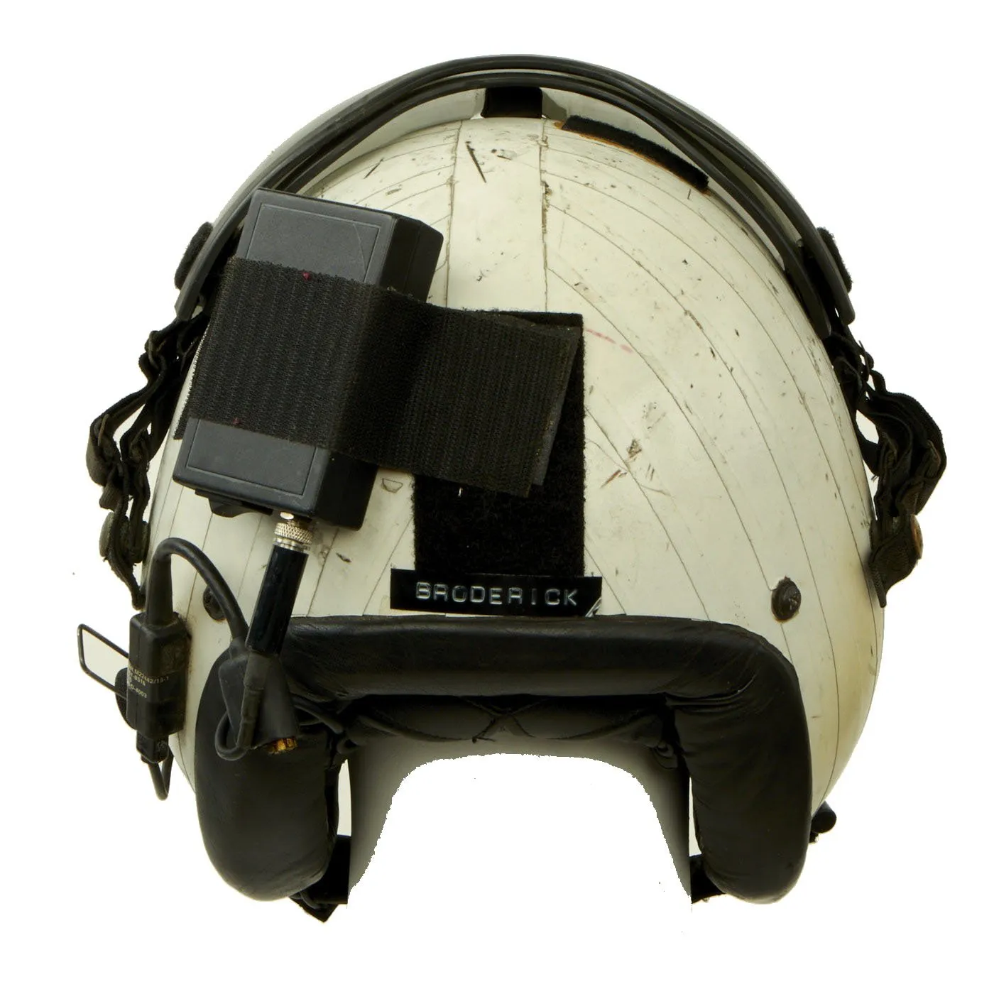 Original U.S. 1980s HGU-84/P Size Large Flight Helmet with Avionics, Extra Visors & Carry Bag