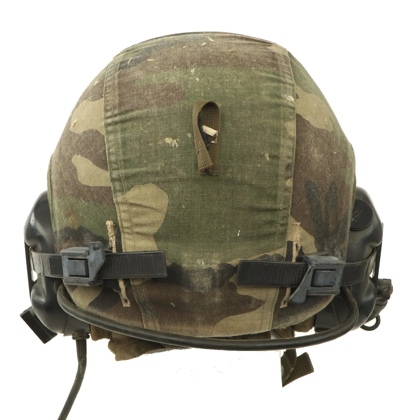 Original U.S. Cold War CVC DH-132A Tanker Helmet by Gentex with Experimental Liner