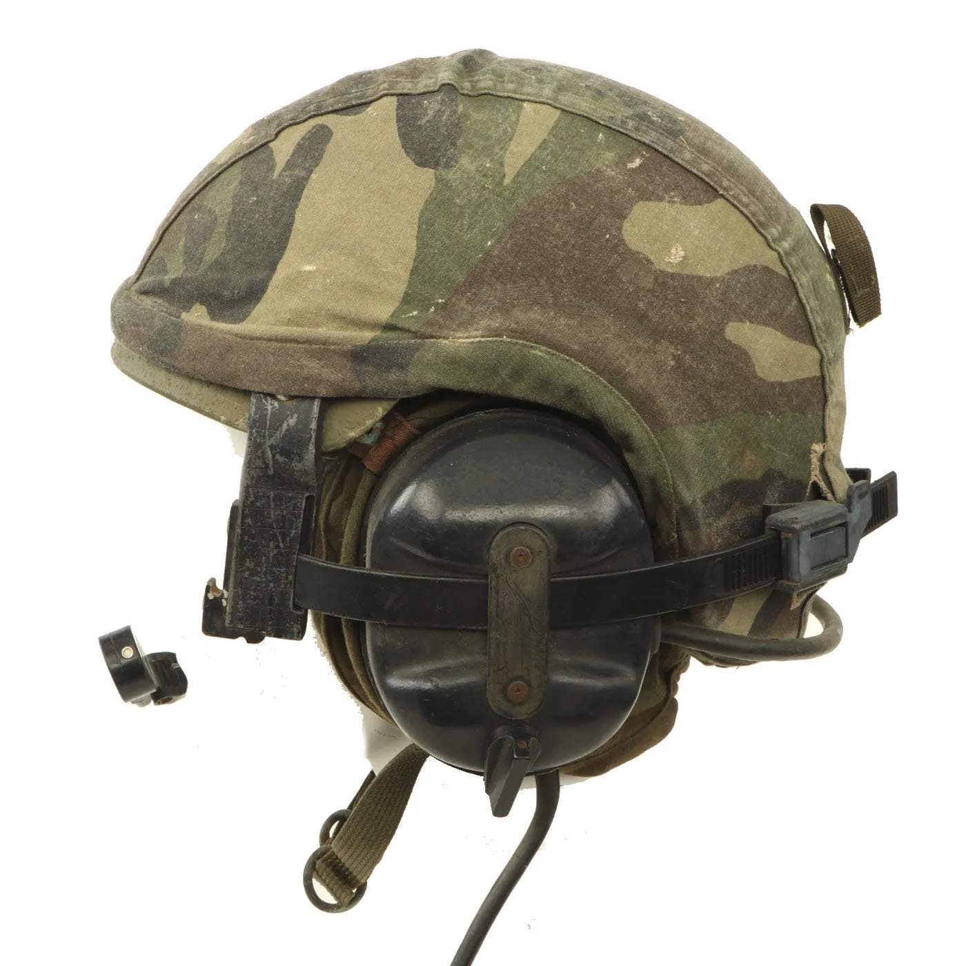 Original U.S. Cold War CVC DH-132A Tanker Helmet by Gentex with Experimental Liner