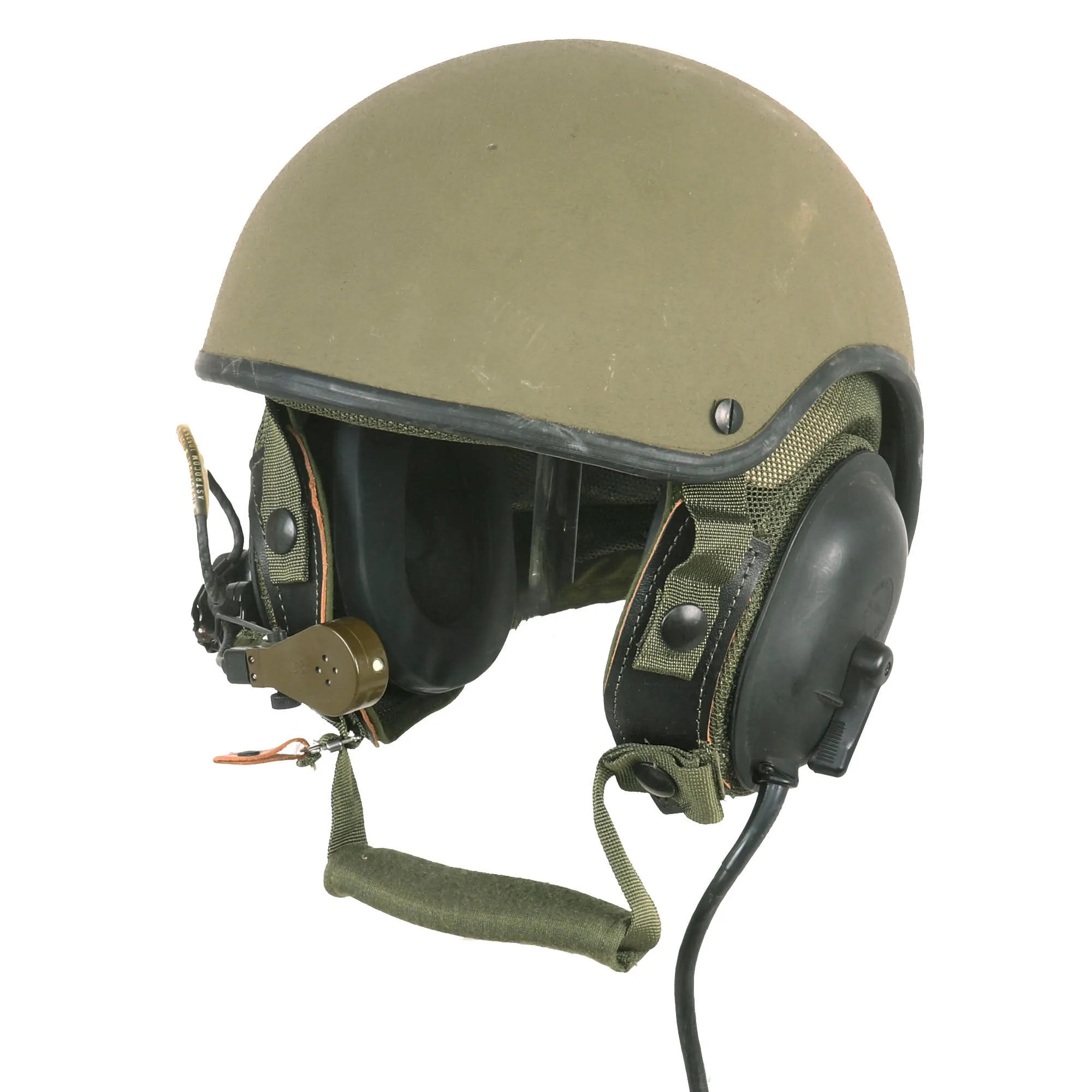 Original U.S. Gulf War Desert Storm CVC DH-132A Tanker Helmet by Gentex - Dated 1985