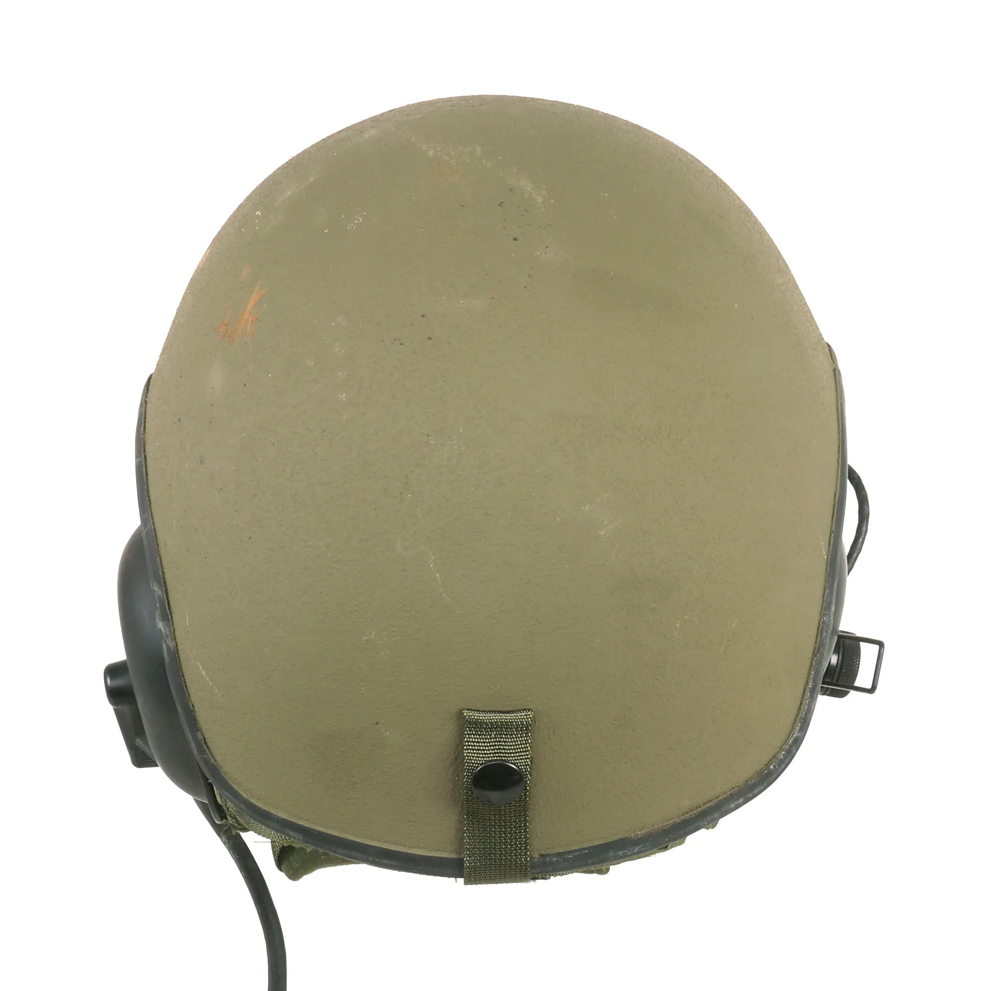 Original U.S. Gulf War Desert Storm CVC DH-132A Tanker Helmet by Gentex - Dated 1985