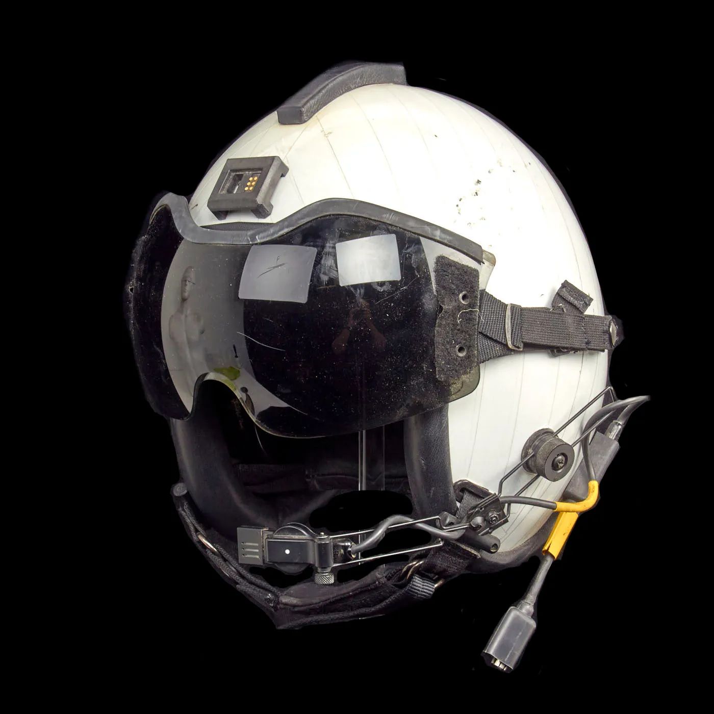 Original U.S. Navy Gentex HGU-84/P Rotary Wing Helmet with Dual Bungee Visor - Avionics - Boom Mic