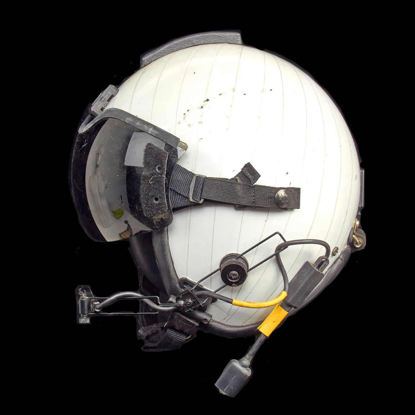 Original U.S. Navy Gentex HGU-84/P Rotary Wing Helmet with Dual Bungee Visor - Avionics - Boom Mic