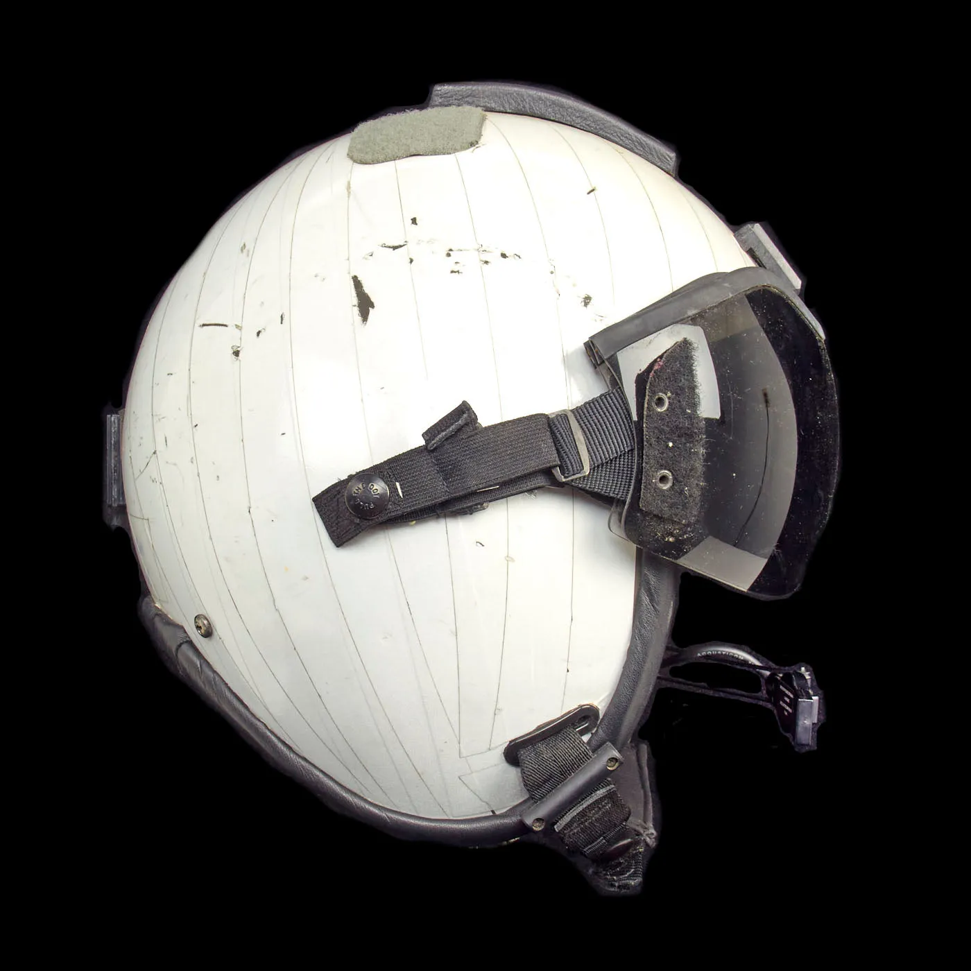 Original U.S. Navy Gentex HGU-84/P Rotary Wing Helmet with Dual Bungee Visor - Avionics - Boom Mic