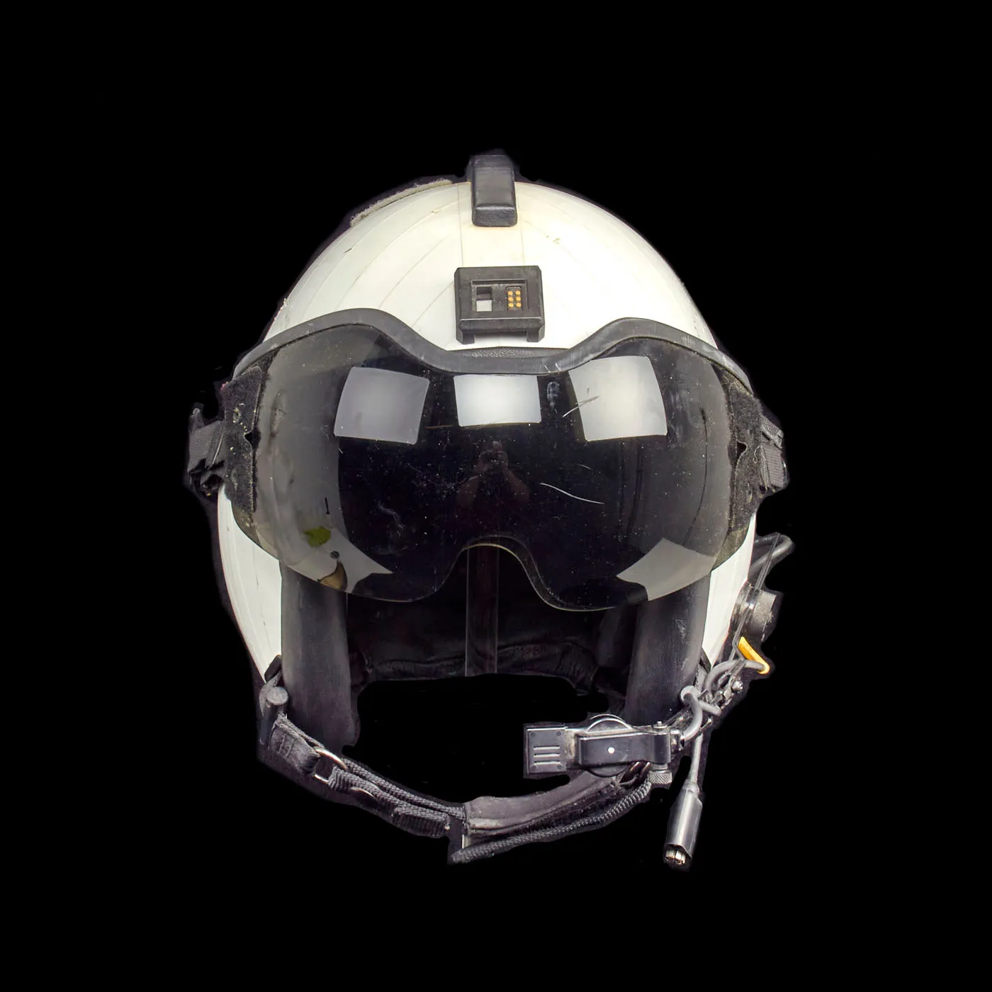 Original U.S. Navy Gentex HGU-84/P Rotary Wing Helmet with Dual Bungee Visor - Avionics - Boom Mic