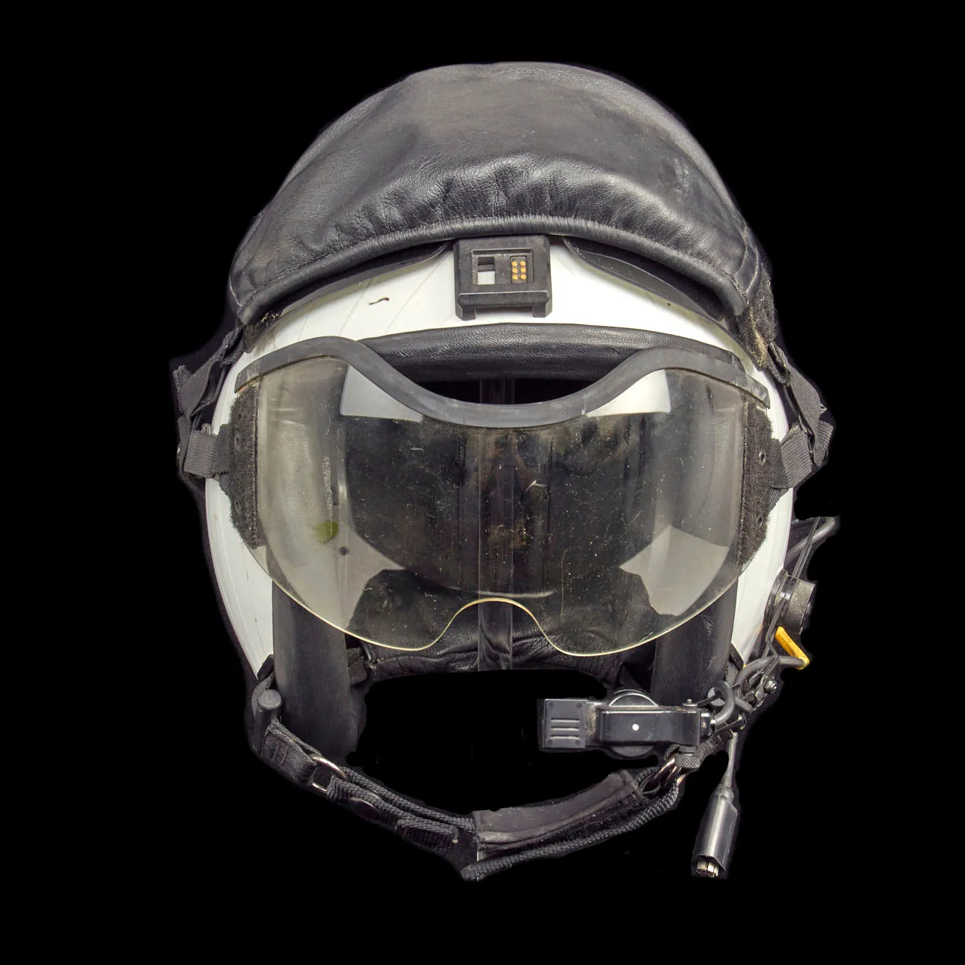 Original U.S. Navy Gentex HGU-84/P Rotary Wing Helmet with Dual Bungee Visor - Avionics - Boom Mic