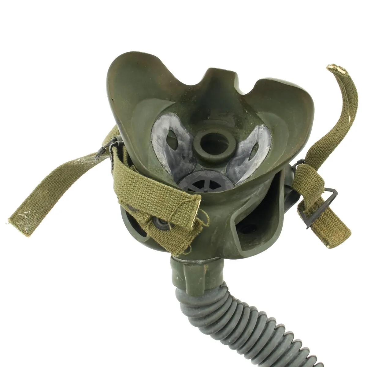 Original U.S. WWII USAAF Aviator Flight Set - AN6530 Green Goggles, A-14 Mask, AN-H-15 Helmet, ANB-H-1 Receivers