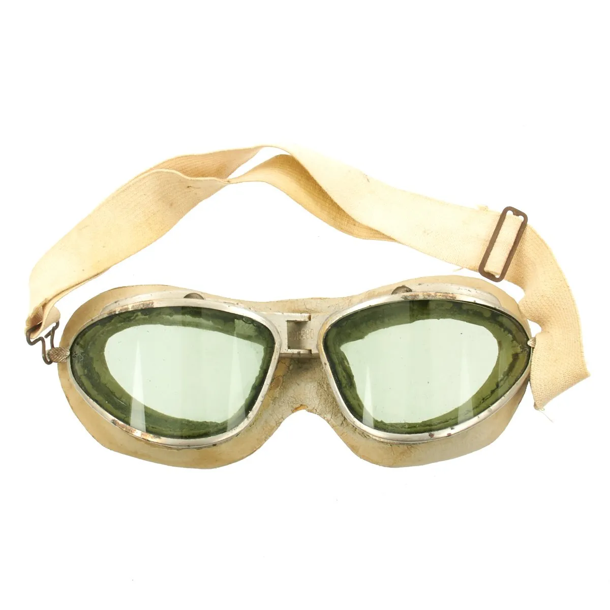 Original U.S. WWII USAAF Aviator Flight Set - AN6530 Green Goggles, A-14 Mask, AN-H-15 Helmet, ANB-H-1 Receivers