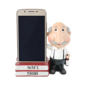 Papas Phone Mobile Holder Novelty Stand Figure Home Gift