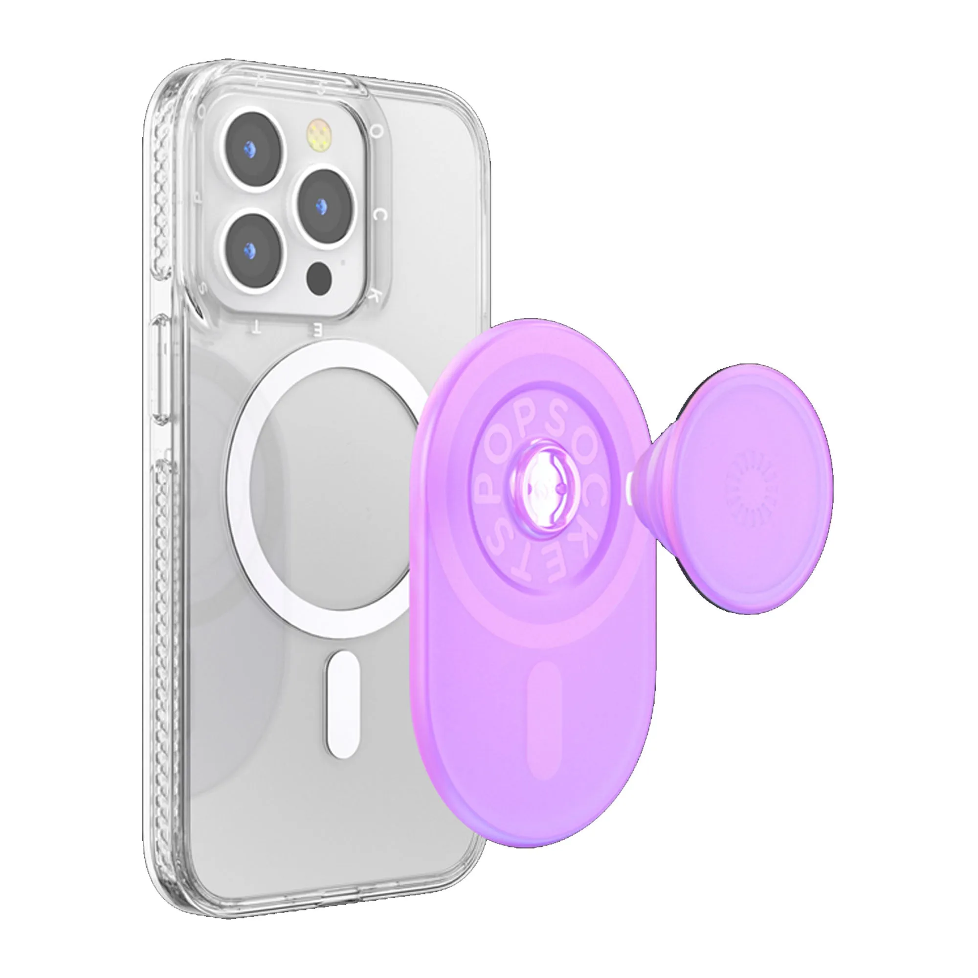 PopSockets Popgrip for Magsafe Magnetic phone grip and stand - Opalescent Pink