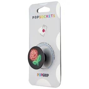 PopSockets: PopGrip Stand and Grip with a Swappable Top - Neon Rose