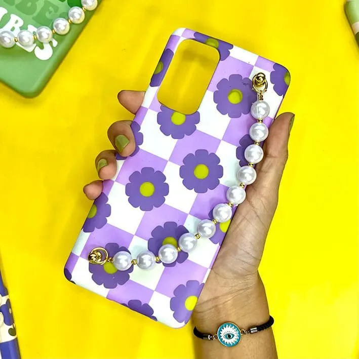 Purple FunkFlower Pearl Phone Cover