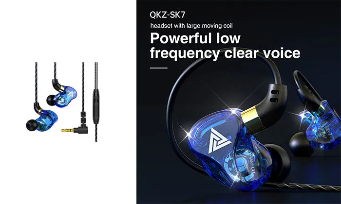 QKZ SK7 3.5mm Wired Headphones