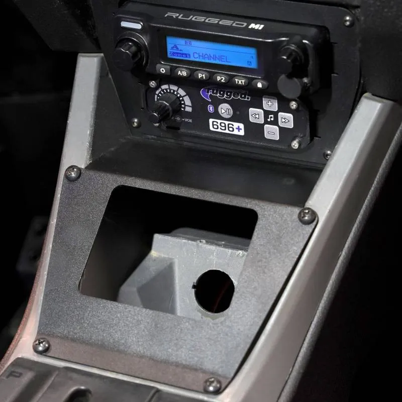 Rugged Radios Lower Accessory Panel - Switch Pros 12 - Polaris RZR PRO XP/RZR Turbo R/RZR PRO R Dash Mount Radio/Intercom