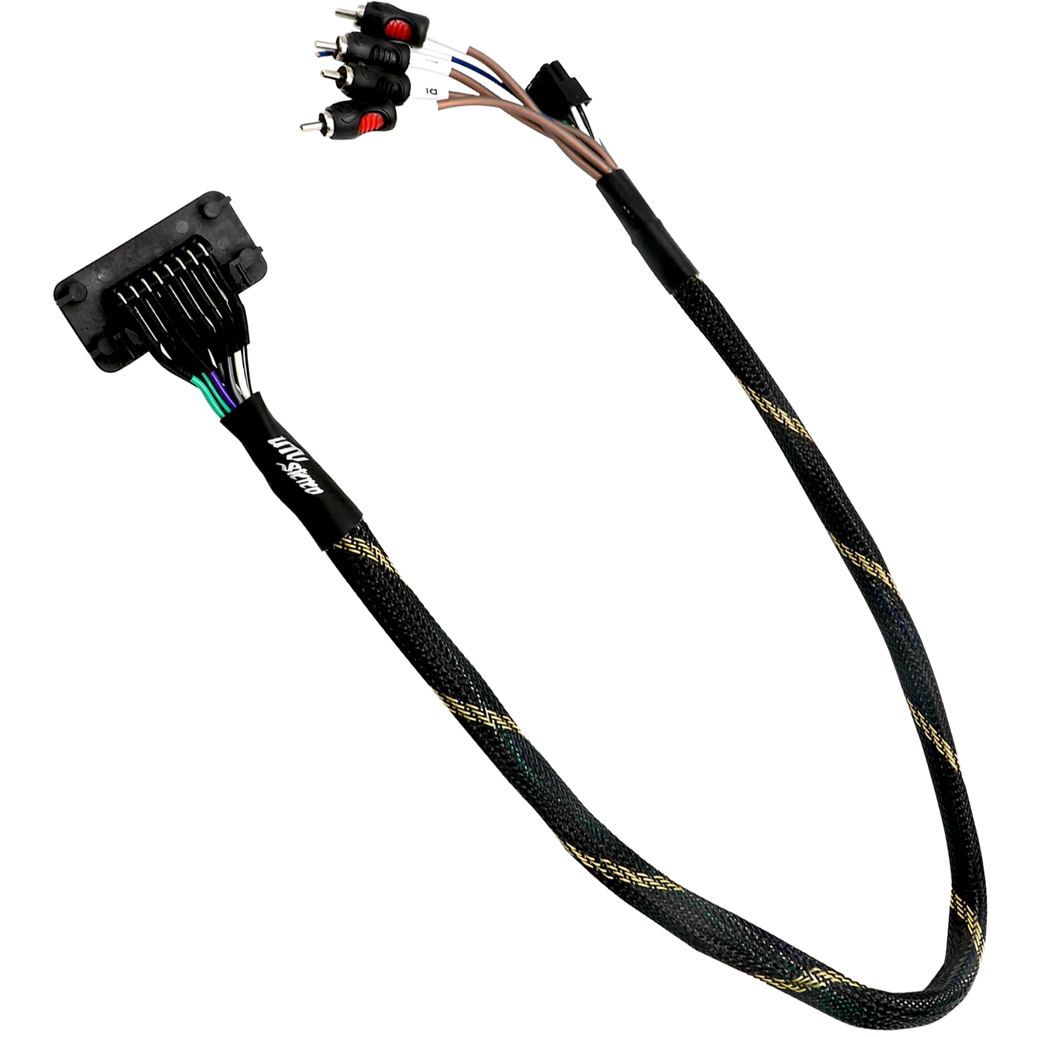 RZR® Pro Series Ride Command Front & Rear RCA Output   Speaker Wire & Remote | UTVS-PRO-RC-RCA-OUT