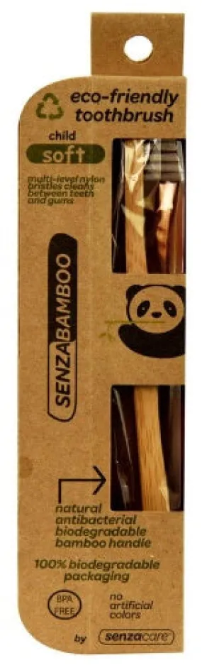 SENZACARE - Bamboo Toothbrush Soft Child - 1 Brush