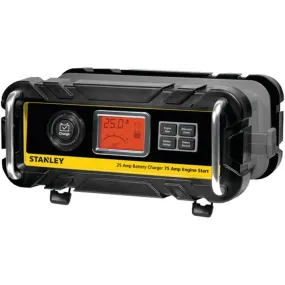 STANLEY BC25BS Battery Charger/Maintainer with Engine Start (25-Amp Charger, 75-Amp Starter)