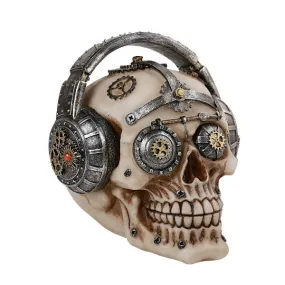 STEAMPUNK SKULL W/ HEADPHONES C/12