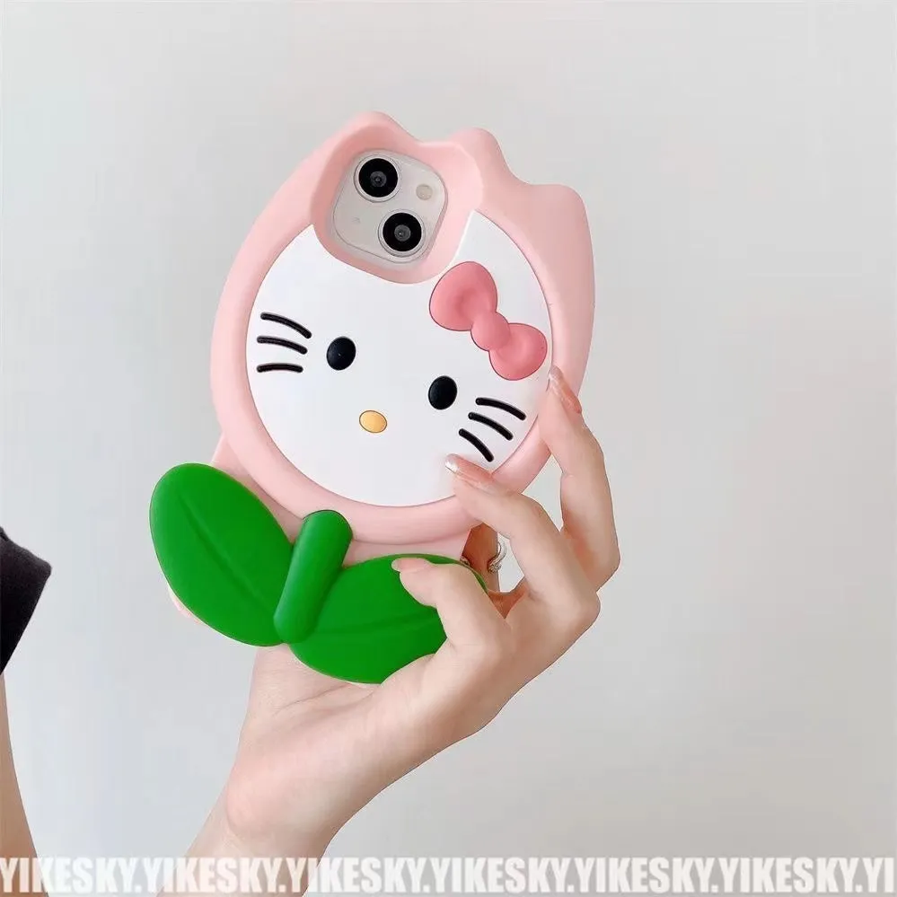 Sweet Kitty Flower Phone Case