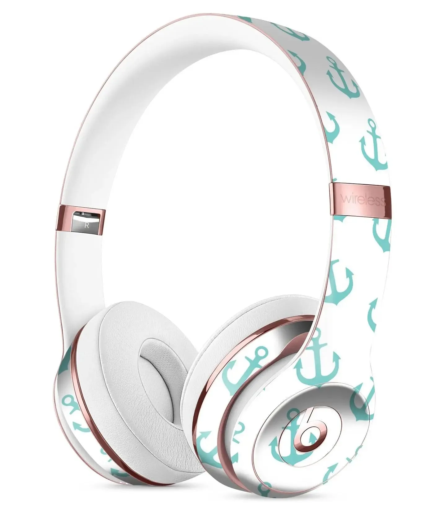 Teal Micro Anchors Full-Body Skin Kit for the Beats by Dre Solo 3