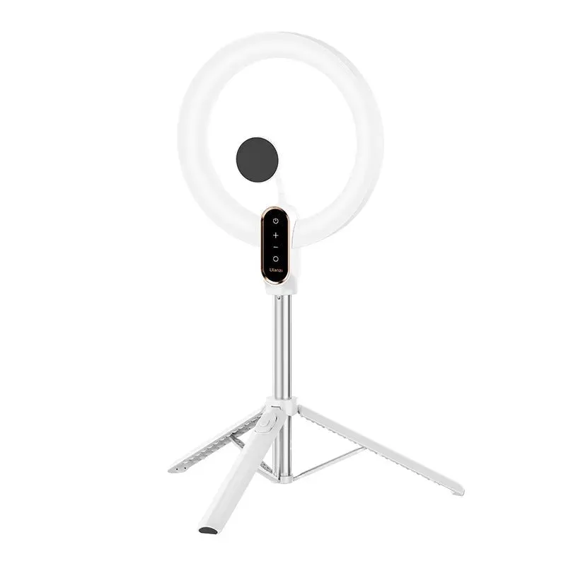 Ulanzi LT030 10 inch LED Ring Light with Magnetic Mobile Phone Holder and Tripod Stand with Wireless Remote, 3000K-6000K Adjustable Color Temperature and 7 Levels Brightness Control for Vlogging Live Streaming Video Content Creators