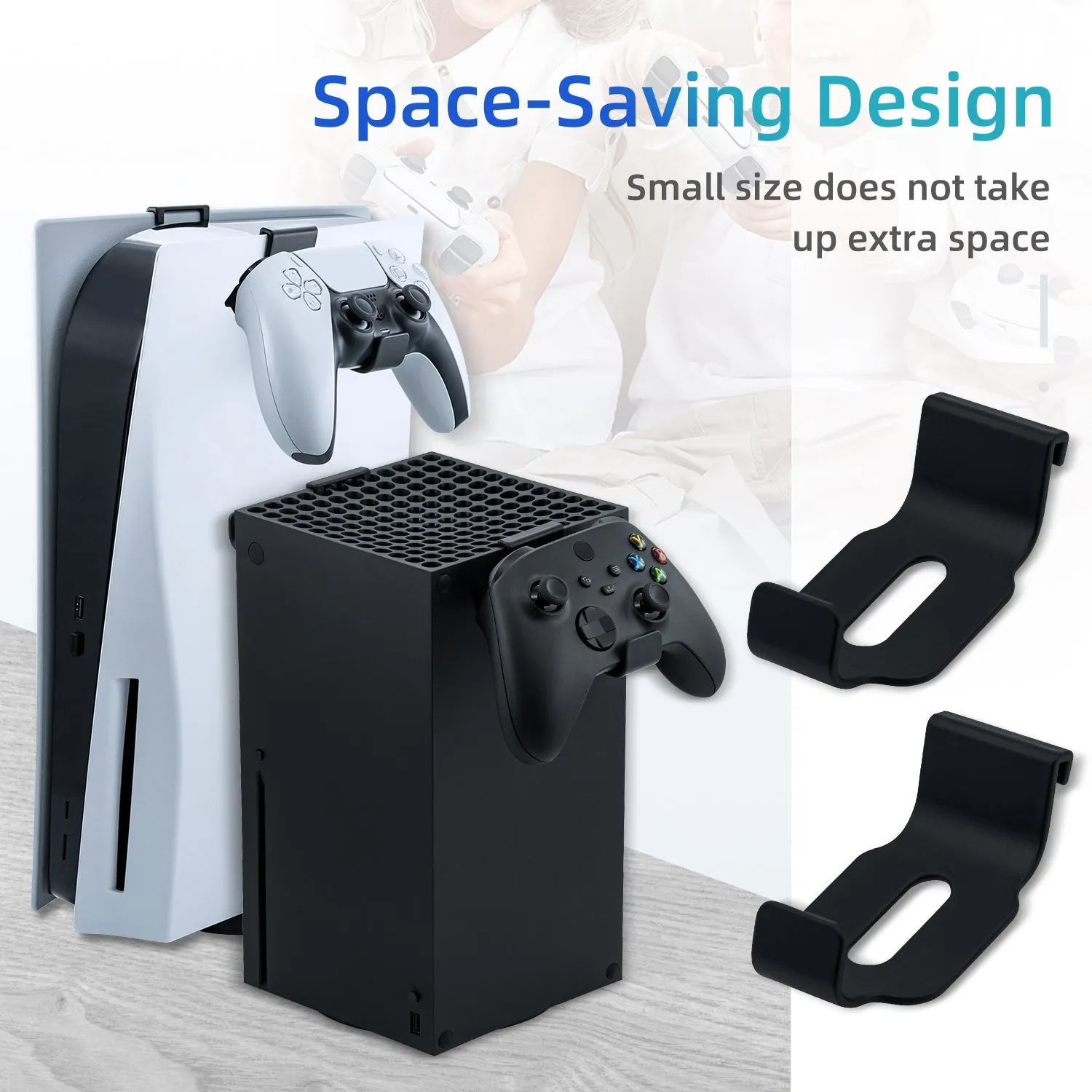 Universal Controller and Headset Storage Bracket for PS5/Xbox Series X (GP-510)