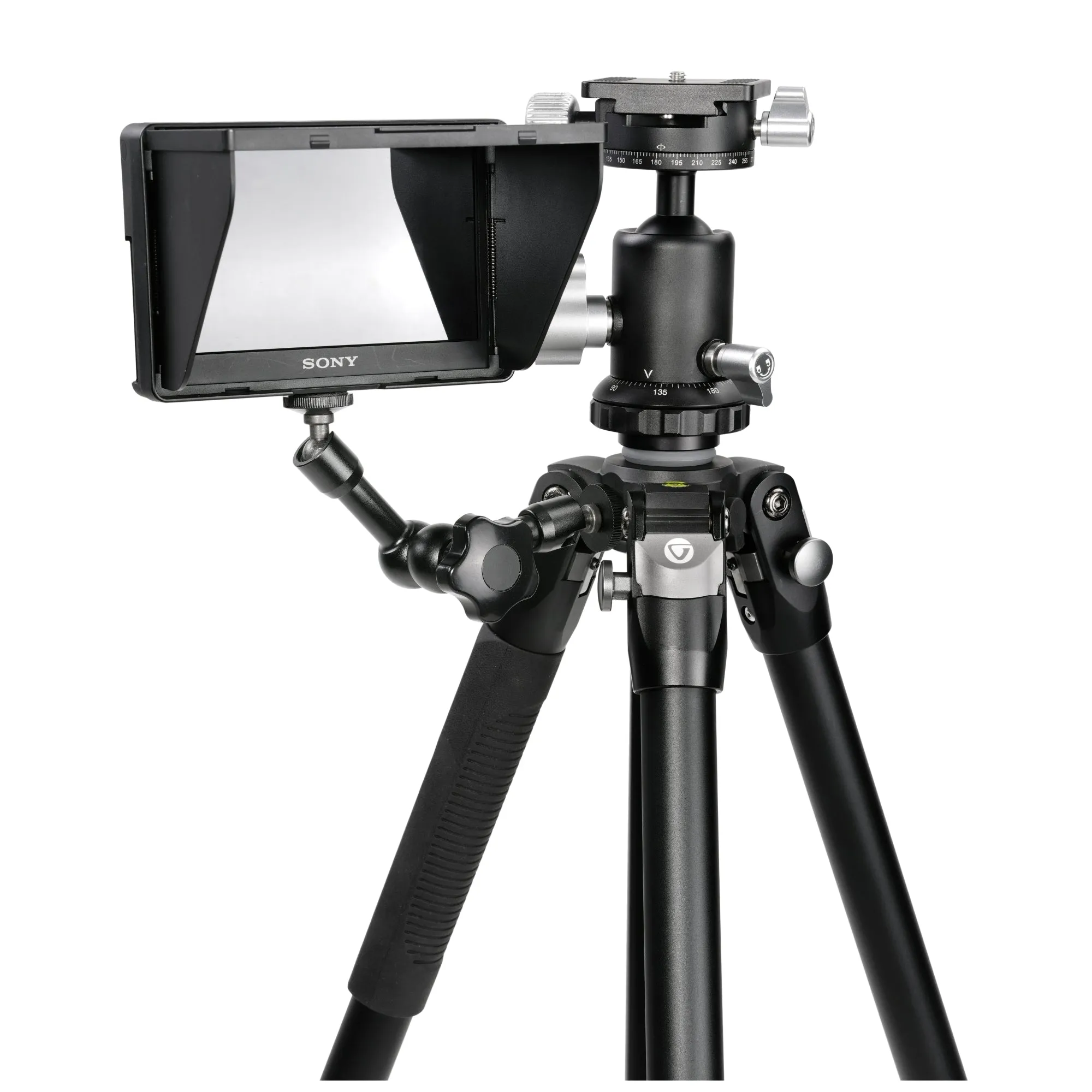 VEO 3 263AB Traditional Aluminium Tripod with dual axis ball head - 15kg capacity