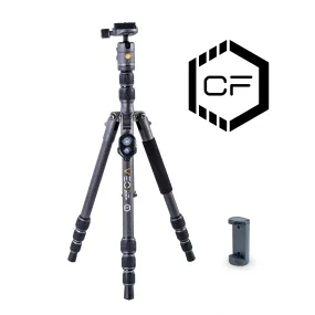 VEO 3GO 204CB Ultra-Light Carbon Travel Tripod with Monopod Leg