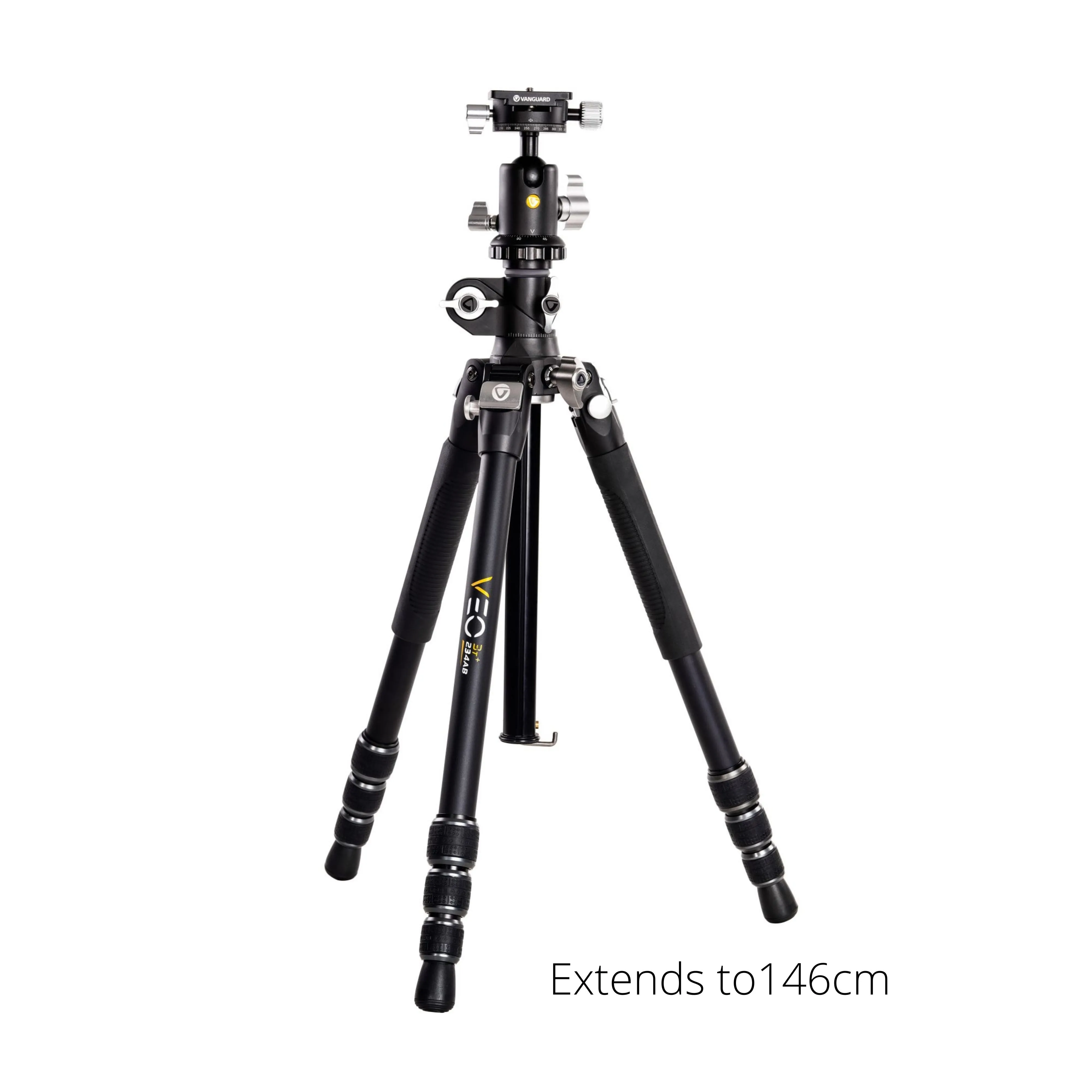 VEO 3T  234AB Versatile Aluminium Travel Tripod with Dual Axis Ball Head - 10kg Load Capacity